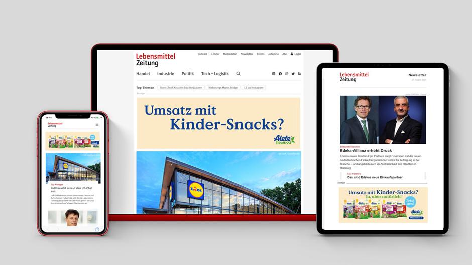 Neue Snacks natürlich und bewusst entwickelt - die nicht nur der Zielgruppe schmecken, sondern auch dem Markenimage. Plakativ und glaubwürdig umgesetzt von DMK mittels DIGITAL 1INS.