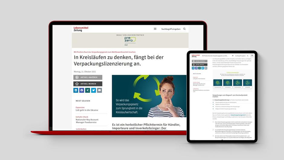 Ihre Detailsseite: Einbindung von Bild- und Videomaterial sowie ein zeitlich unbegrenzter Advertorial Link. Ideal für übergeordnete Themen ohne direkten Produkt-Bezug wie bspw. Employer Branding, CSR, PR etc. 