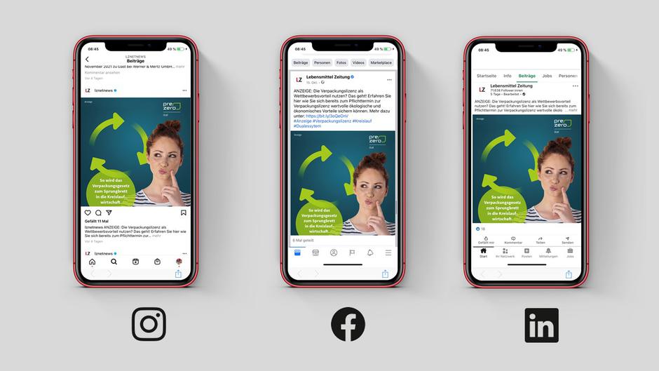 Die Social Media Kanäle der LZ wachsen konstant. Nutzen Sie die starke Reichweite der LZ in den sozialen Medien für Ihre Botschaft. Wir rücken Ihr Produkt in den Mittelpunkt und steigern die Aufmerksamkeit für Ihr Advertorial.